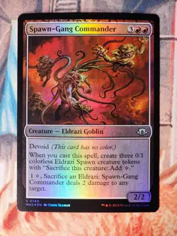 Spawn-Gang Commander Foil Modern Horizons 3 Magic Gathering MTG MH3 - Image 1