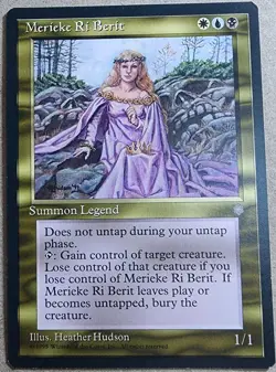 Merieke Ri Berit - Lightly Played - Ice Age Regular Rare - Mtg - Image 1