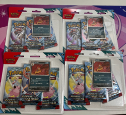 4x Journey Together 3 Pack Blister Scrafty Lot of 4 - Pokemon TCG JT - Image 1