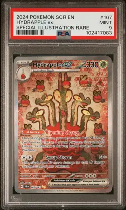 2024 POKEMON SCR EN-STELLAR CROWN SPECIAL ILLUSTRATION RARE HYDRAPPLE EX PSA 9 - Image 1