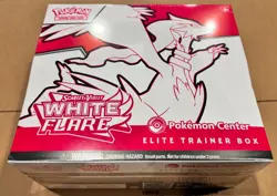 Pokemon Center Exclusive White Flare ETB Pokemon TCG - SEALED - Image 1