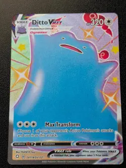 Ditto VMAX SV119/SV122 Holo VMAX Rare Shining Fates Shiny Vault Pokemon Holo NM - Image 3
