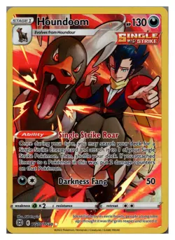 Houndoom TG10/TG30 Brilliant Stars Trainer Gallery Holo Pokemon NM - Image 1