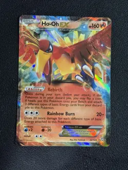 Ho-Oh EX - 22/124 Dragons Exalted - Ultra Rare - Pokemon TCG Card - Image 1