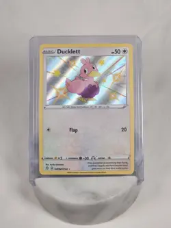 Pokemon Ducklett Shiny Holo Rare SV095/SV122 Shining Fates NM - Image 1
