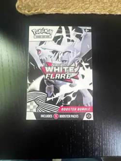 Pokemon TCG Scarlet & Violet White Flare Booster Bundle 6 Packs Sealed - Image 1