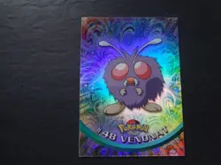 1999 Topps Pokemon Rainbow Foil #48 Venonat Holo Blue Logo Series 1 TV 1st - Image 1