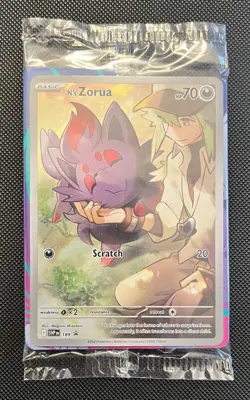 N’s Zorua 189 SEALED Scarlet & Violet Promo NM Pokemon TCG - Image 1