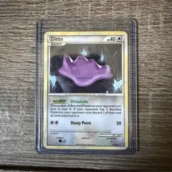 Nintendo Ditto 17/102 Triumphant Holo Rare Pokemon TCG English 2010 40 HP - Image 1