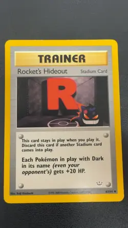 Rocket's Hideout 63/64 Uncommon Neo Revelation Pokemon Lightly Played - Image 1