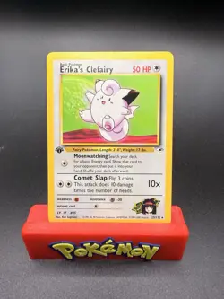 Erika's Clefairy - 1st Edition - 25/132 Gym Heroes- WOTC - Pokemon TCG NM - Image 1