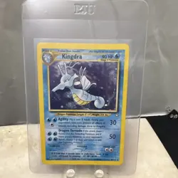 The Pokemon Company Kingdra Neo Genesis 8/111 Holo Rare Swirl Placed Swirl - Image 1