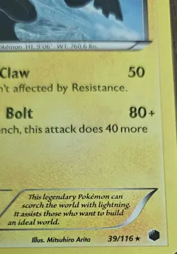 Pokemon TCG Zekrom 39/116 Plasma Freeze Rare Non-Holo Regular 2013 HP 130 - Image 5