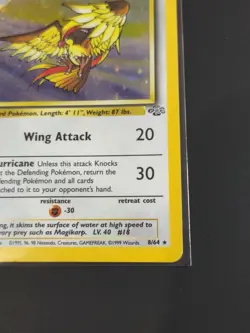 Pokemon TCG Pidgeot Holo Rare Jungle Set 8/64 Wotc 1999 - Image 4
