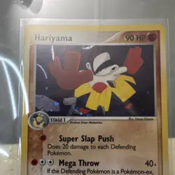 The Pokemon Company Hariyama Ruby and Sapphire 90 HP 8/109 Holo Rare English - Image 2