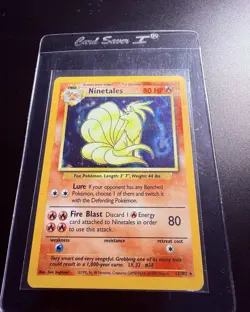 Ninetales - 12/102- 99’ Pokemon Base Set Holo Rare! Mint! - Image 2