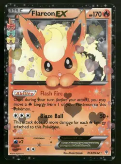 Flareon EX RC6/RC32 Generations: Radiant Collection Pokemon TCG - Image 1