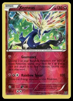 Xerneas 96/146 Rare XY Pokemon Reverse Holo NM/M - Image 1