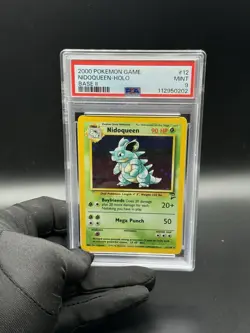 2000 Pokemon Nidoqueen Holo 12/130 Base Set 2 PSA 9 – Wizards of the Coast - Image 2
