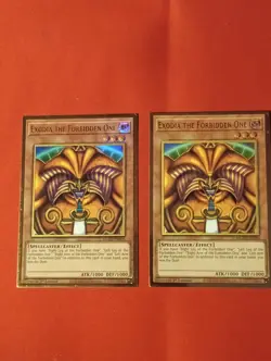 1x Yugioh Exodia the Forbidden One MGED-EN005 1st Ed VLP Two Available - Image 1