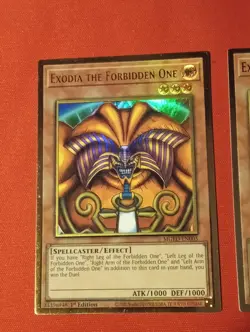 1x Yugioh Exodia the Forbidden One MGED-EN005 1st Ed VLP Two Available - Image 3
