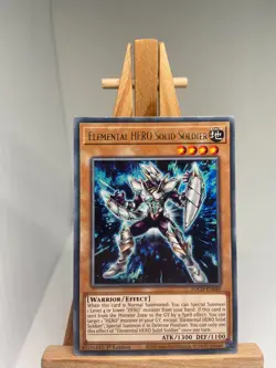 Elemental HERO Solid Soldier - Rare 1st Edition TOCH-EN040 - NM - YuGiOh - Image 1