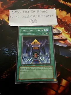 1x Level Limit - Area B Random Set/Edition/Rarity Yugioh Card Combine Shipping! - Image 1