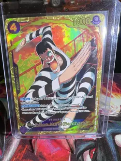 One Piece EB01-061 Mr 2 Bon Kurei Bentham SEC Foil English - Image 1