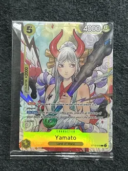 One Piece Yamato ST13-016 Alt Art Illustration Box Promo Sealed - Image 1
