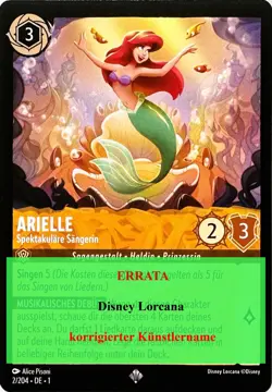 Disney Lorcana - Das erste Kapitel - Deutsch - Einzelkarten - NM - non Foil - Image 4