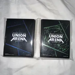 UNION ARENA Official Card Sleeve Two Pack Bandai Card Fest Sparkling Fantasy - Image 1