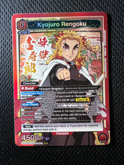 Kyojuro Rengoku UEX05BT/KMY-3-072 SR Union Arena Demon Slayer Vol 2 - Image 1