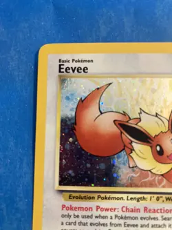 Rare Pokemon Eevee TCG Promo Card #11 Black Star Promo - Holo - Image 2