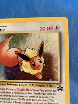 Rare Pokemon Eevee TCG Promo Card #11 Black Star Promo - Holo - Image 3