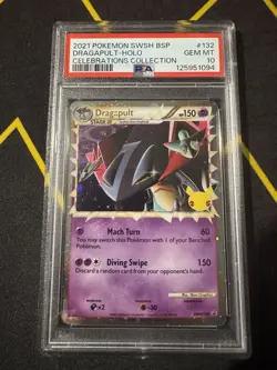 PSA 10 Dragapult Prime SWSH132 Celebrations Promo Black Star Pokemon - Image 1