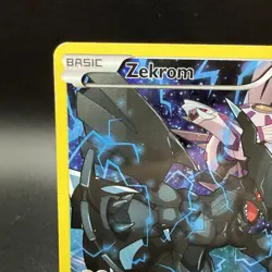 Pokemon TCG Zekrom 2015 XY Black Star Promo Full Art Holo Card #XY76 MP - Image 2