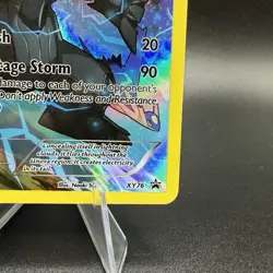 Pokemon TCG Zekrom 2015 XY Black Star Promo Full Art Holo Card #XY76 MP - Image 5
