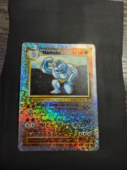 2002 Machoke Reverse Holo 51/110 Legendary Collection Pokemon Card - Image 1