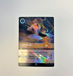 Disney Lorcana Cinderella-Melody Weaver Foil Character Card 205/204 EN - Image 1
