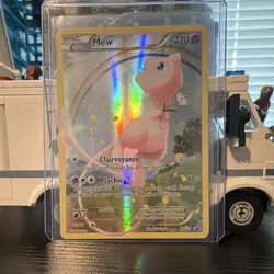 Pokemon TCG Mythical Collection Mew Black Star Promo Card #XY110 LP - Image 1