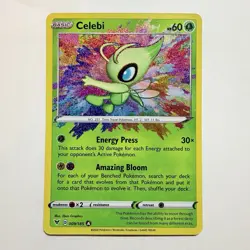 Pokemon TCG Vivid Voltage Celebi 009/185 Amazing Rare Holo Card NM - Image 1