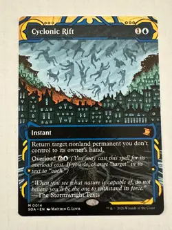 Cyclonic Rift Secrets of Strixhaven: Mystical Archive Regular Mythic #14 MTG NM - Image 1