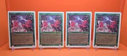 🟢🟢🟢 (4) 1994 MAGIC The Gathering CHANNEL REVISED 3RD EDITION PLAYED 🟢🟢🟢4 - Image 1