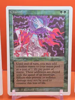 🟢🟢🟢 (4) 1994 MAGIC The Gathering CHANNEL REVISED 3RD EDITION PLAYED 🟢🟢🟢4 - Image 3