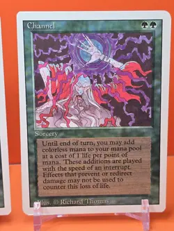 🟢🟢🟢 (4) 1994 MAGIC The Gathering CHANNEL REVISED 3RD EDITION PLAYED 🟢🟢🟢4 - Image 5