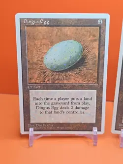 🟤🟤🟤 (3) 1995 Magic The Gathering DINGUS EGG 4TH EDITION PLAYED 🟤🟤🟤 - Image 2