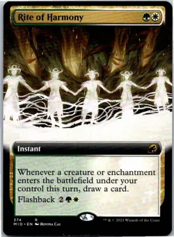 Rite of Harmony (Extended Art) R 374 Normal Innistrad: Midnight Hunt NM - Image 1