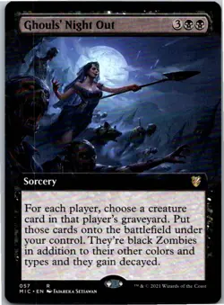 Ghouls' Night Out (Extended Art) R 57 Normal Commander: Innistrad: Midnight Hunt - Image 1