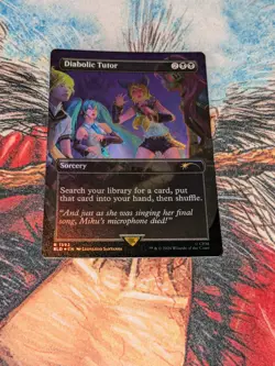 MTG Foil Diabolic Tutor Secret Lair x Hatsune Miku Summer 2024 - Image 1