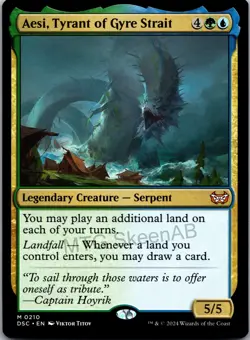 MTG SkeenAB Aesi Tyrant of Gyre Strait from DSC. NM. - Image 1